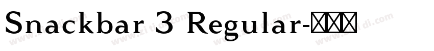 Snackbar 3 Regular字体转换